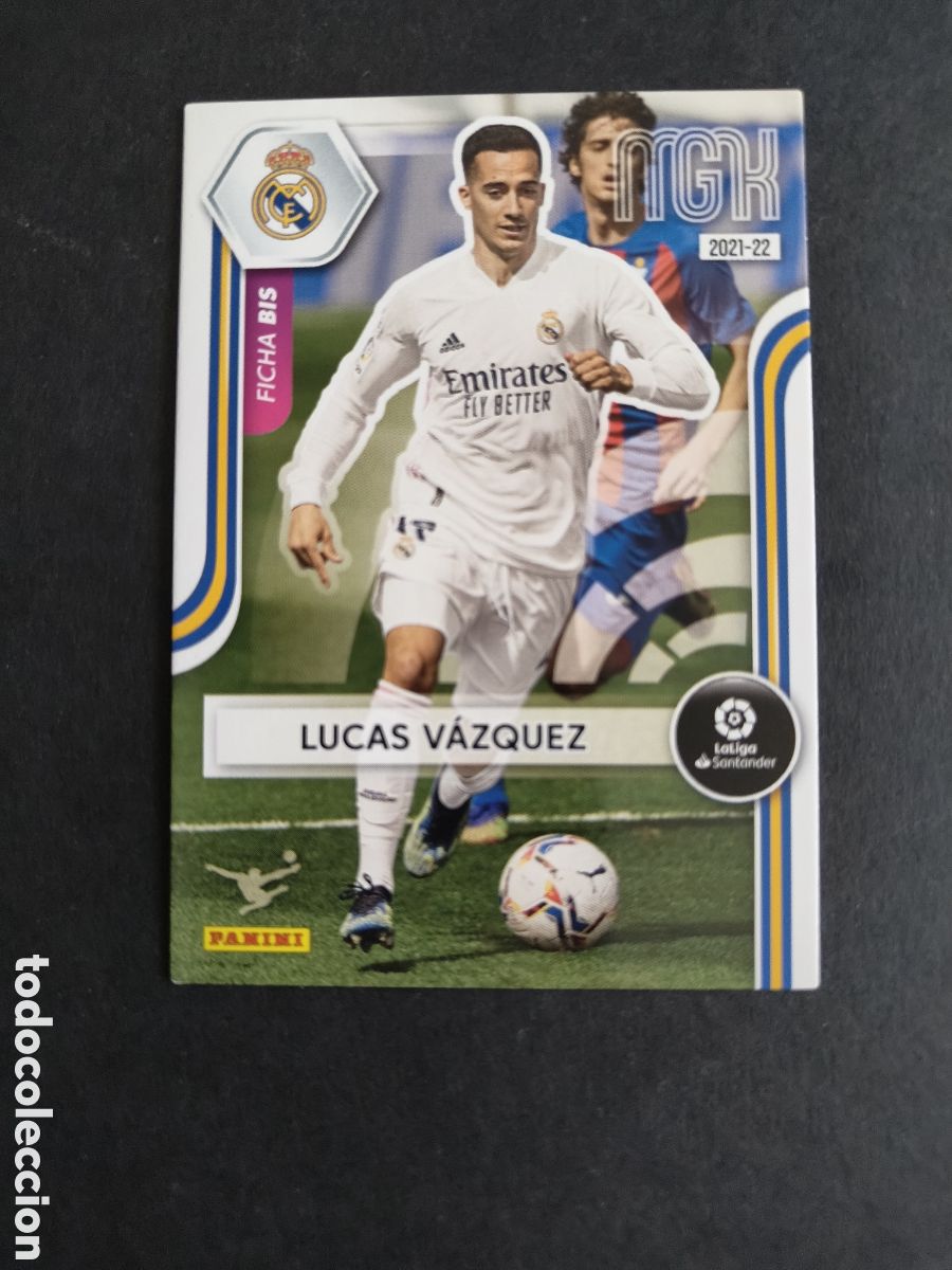 Cromos de f&uacute;tbol: Megacracks 2021/22 223 Bis Lucas Vazquez Real Madrid