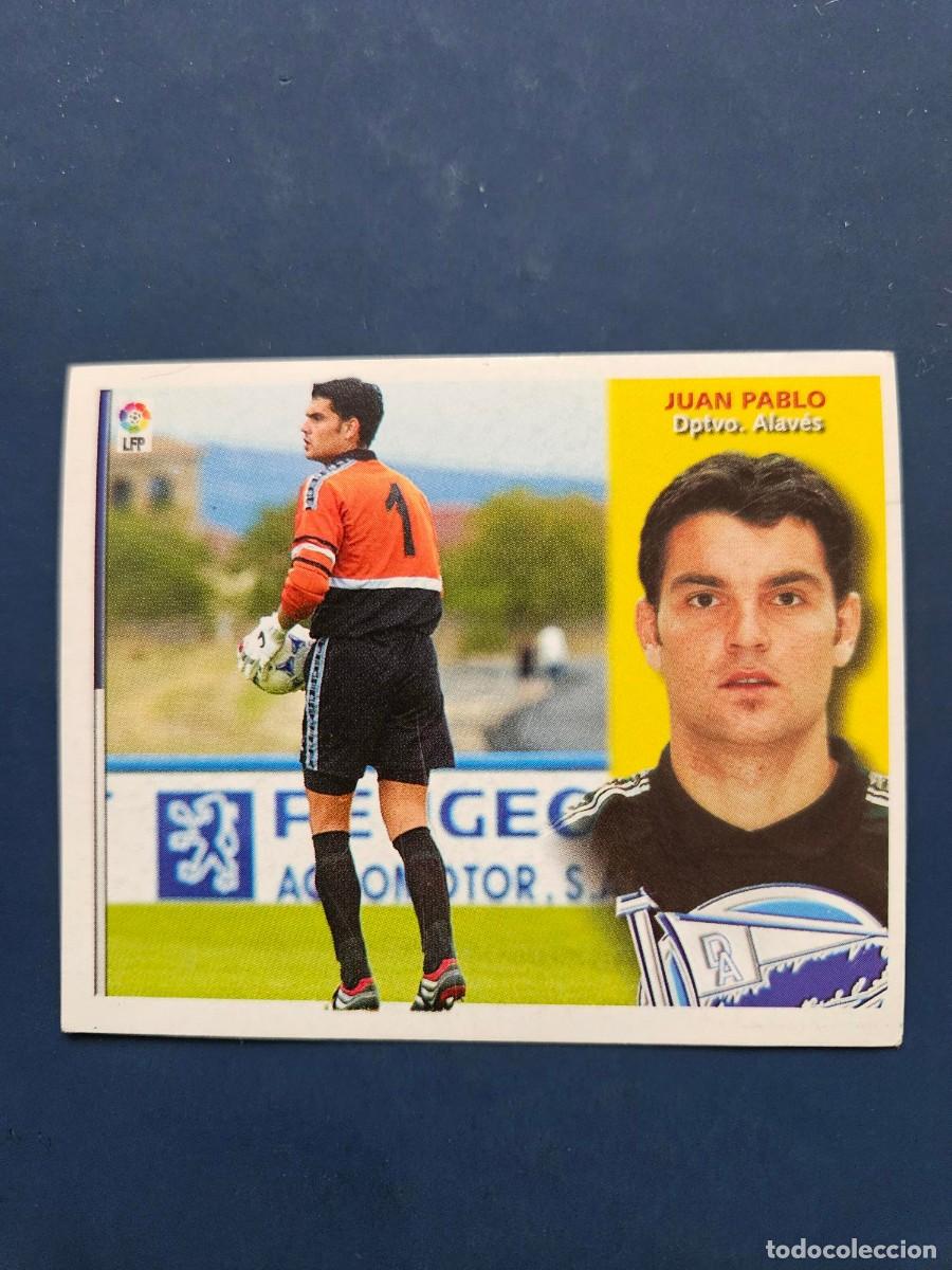 Cromos de f&uacute;tbol: JUAN PABLO ALAVES LIGA ESTE 02 03 2002 2003 SIN PEGAR NUNCA PEGADO