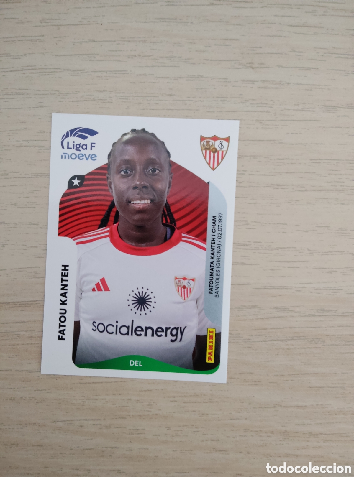 Cromos de f&uacute;tbol: 321 FATOU KANTEH SEVILLA LIGA F 2025 2026
