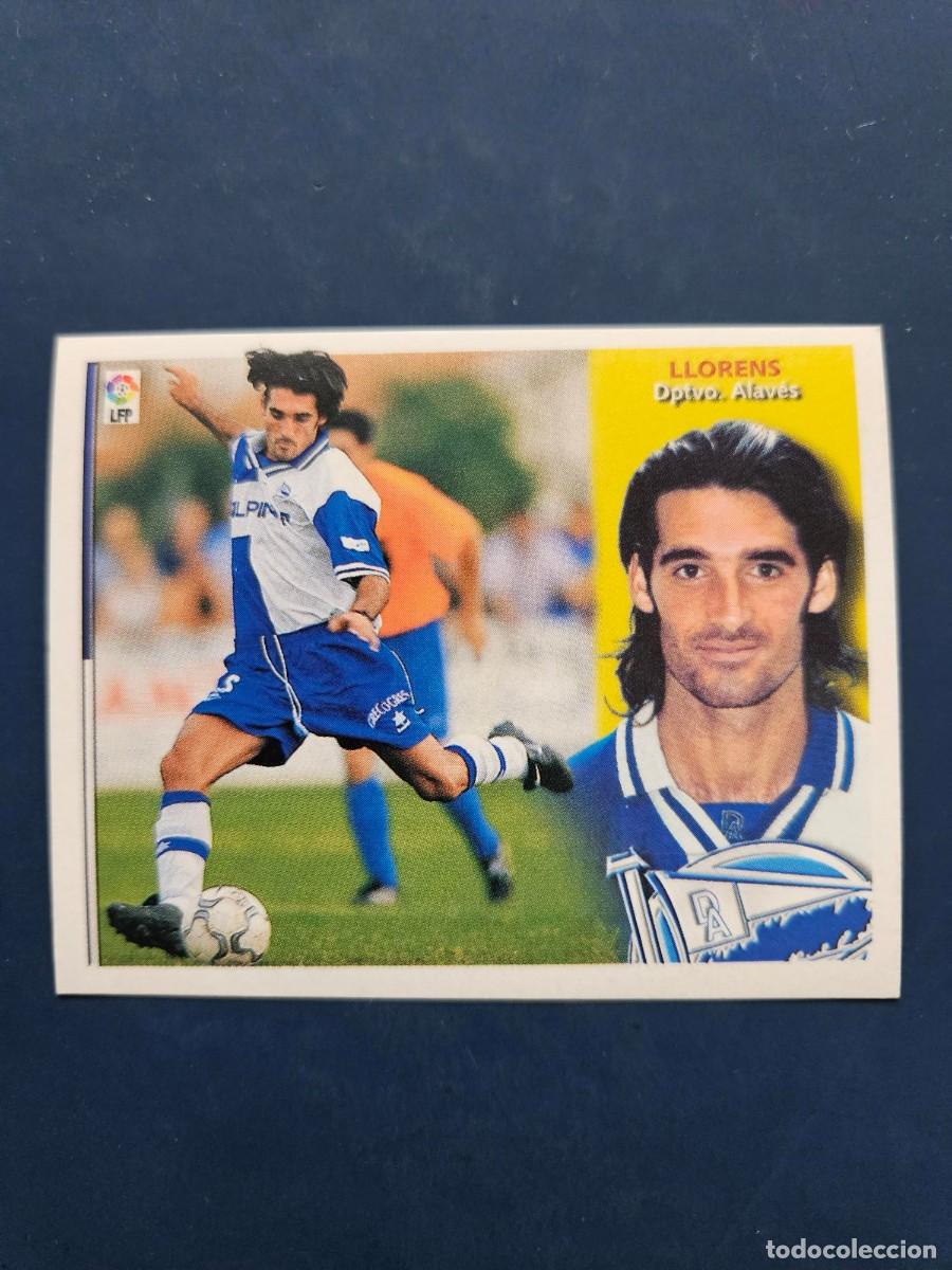 Cromos de f&uacute;tbol: LLORENS ALAVES LIGA ESTE 02 03 2002 2003 SIN PEGAR NUNCA PEGADO