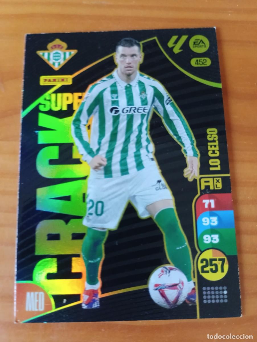 Cromos de f&uacute;tbol: ADRENALYN XL 2024 2025 24 25 PANINI N&ordm; 452 LO CELSO BETIS SUPER CRACK