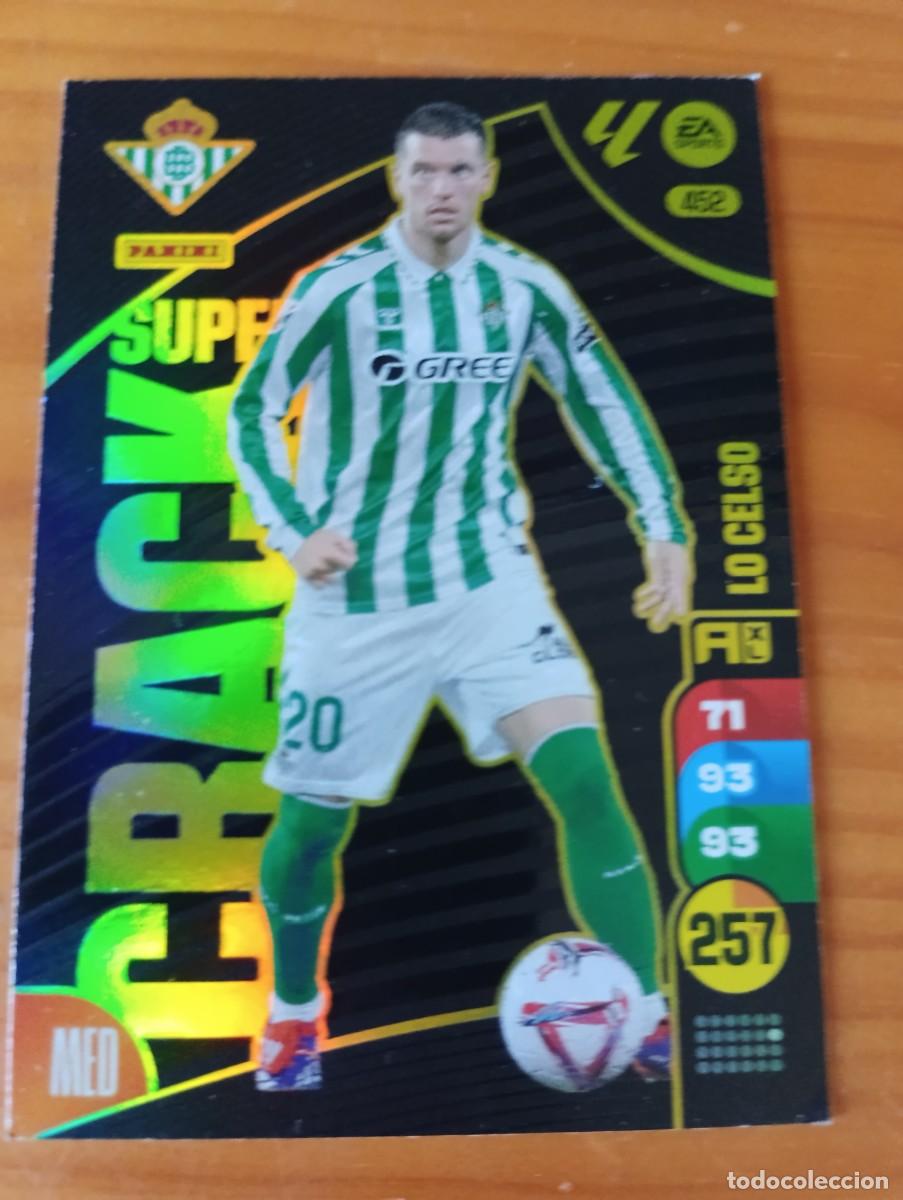 Cromos de f&uacute;tbol: ADRENALYN XL 2024 2025 24 25 PANINI N&ordm; 452 LO CELSO BETIS SUPER CRACK