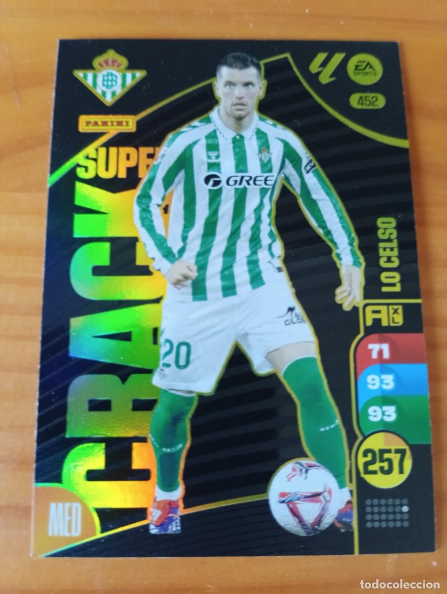 Cromos de f&uacute;tbol: ADRENALYN XL 2024 2025 24 25 PANINI N&ordm; 452 LO CELSO BETIS SUPER CRACK