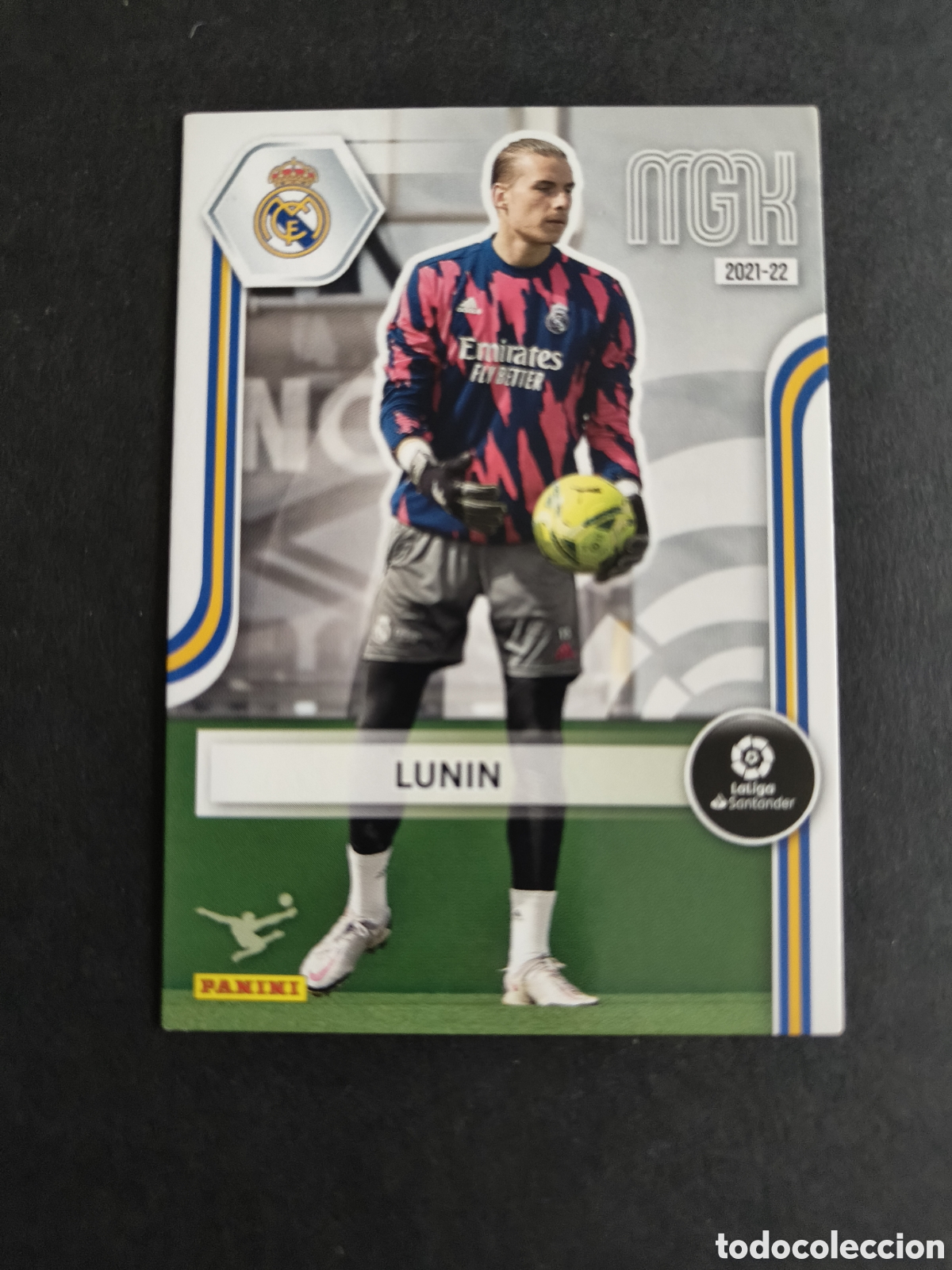 Cromos de f&uacute;tbol: Megacracks 2021/22 219 Lunin Real Madrid
