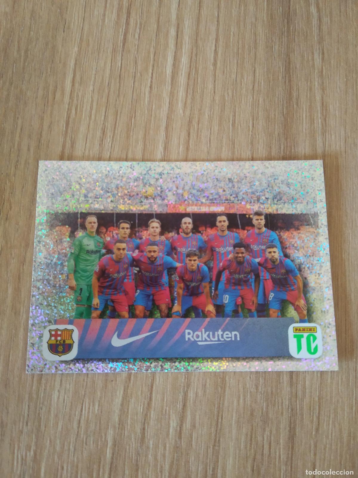 Cromos de f&uacute;tbol: 137 EQUIPO PLANTILLA BARCELONA BAR&Ccedil;A CROMO FUTBOL PANINI TOP CLASS 2022 STICKER