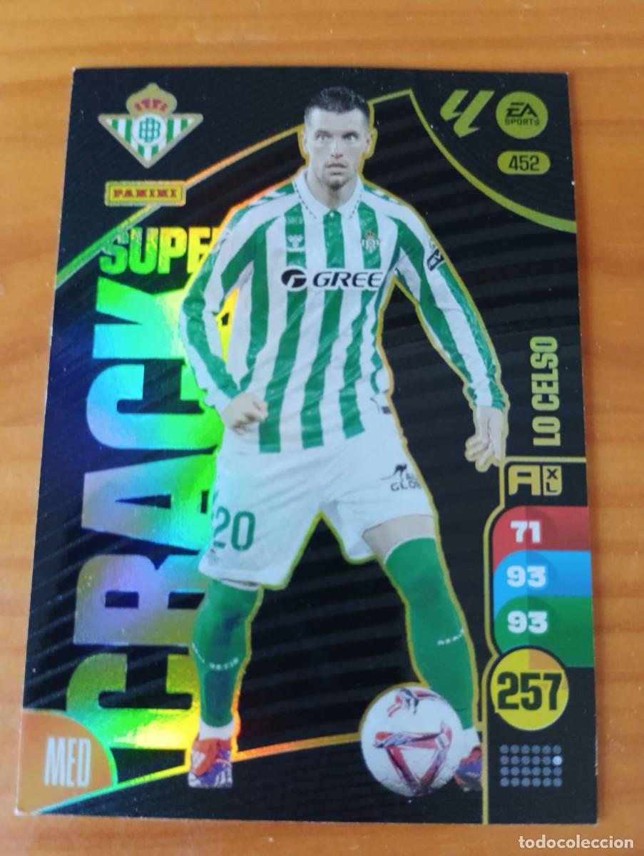 Cromos de f&uacute;tbol: ADRENALYN XL 2024 2025 24 25 PANINI N&ordm; 452 LO CELSO BETIS SUPER CRACK