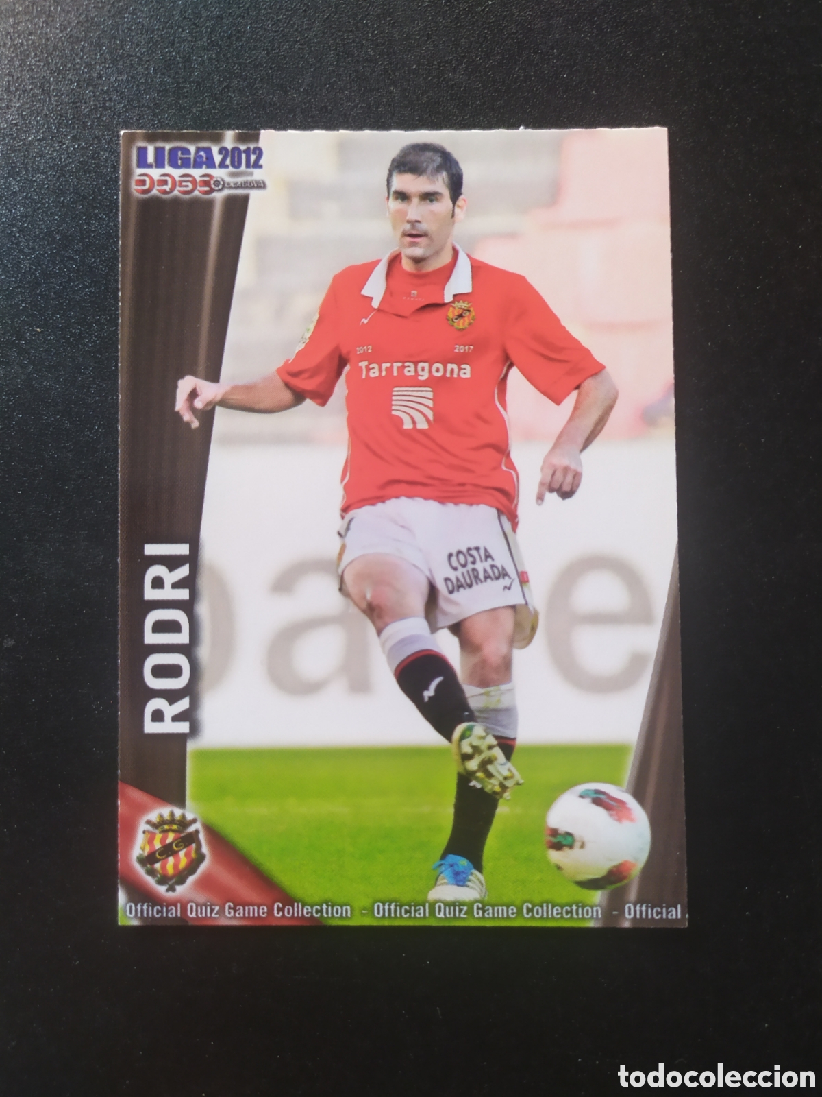 Cromos de f&uacute;tbol: Mundicromo fichas Liga 2011 2012 11 12 Rodri n&deg; 1077 Gimnastic