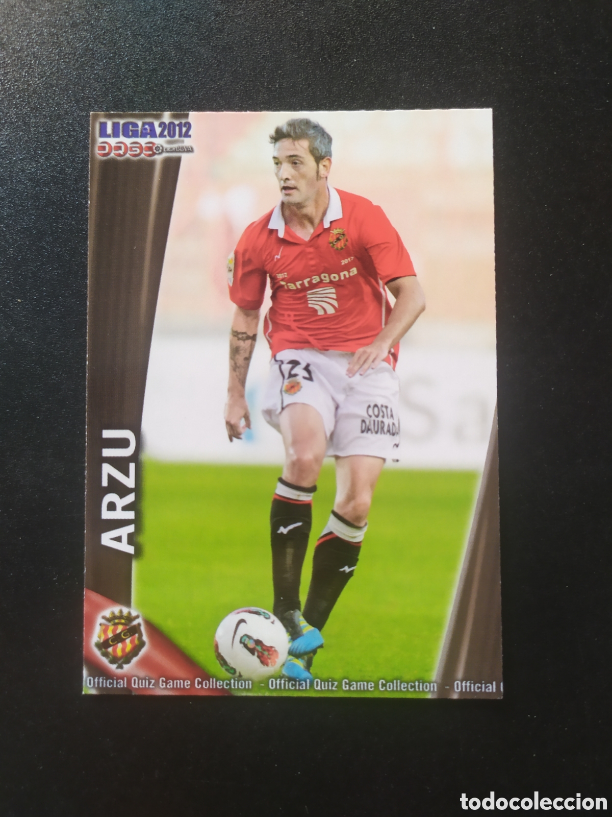 Cromos de f&uacute;tbol: Mundicromo fichas Liga 2011 2012 11 12 Arzu n&deg; 1080 Gimnastic
