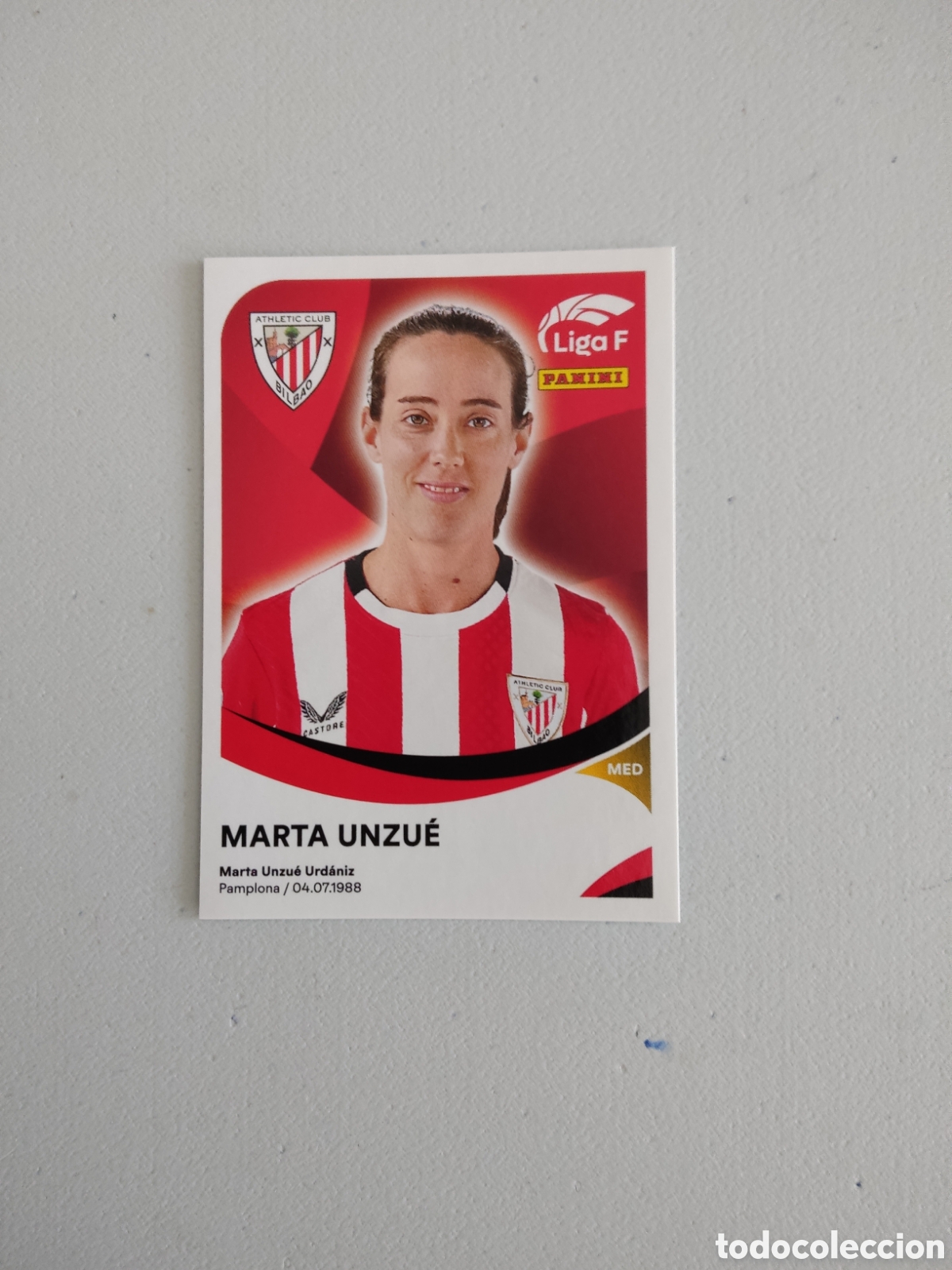 Cromos de f&uacute;tbol: 12 B MARTA UNZUE ATHLETIC CLUB LIGA F 2024 2025