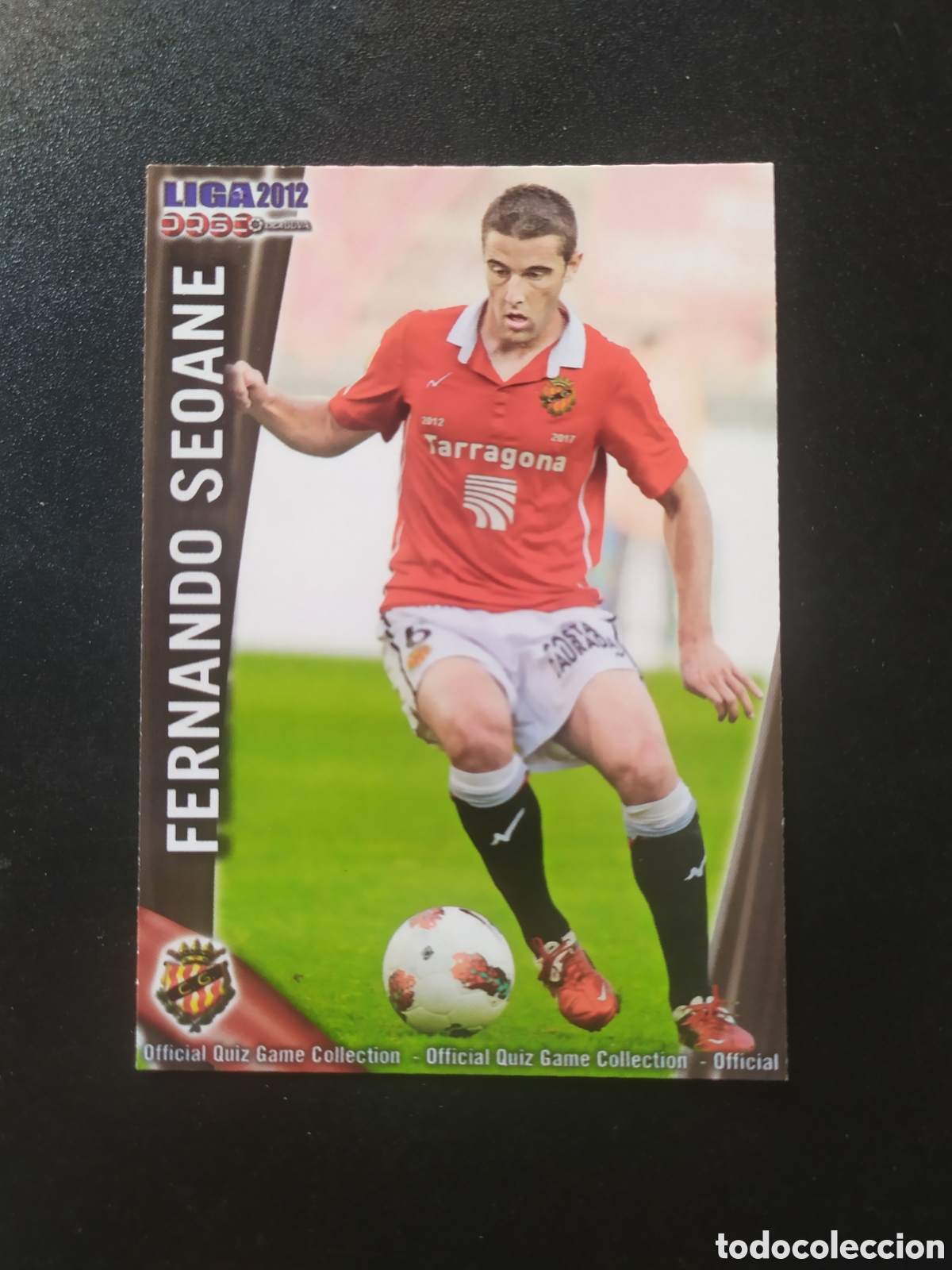 Cromos de f&uacute;tbol: Mundicromo fichas Liga 2011 2012 11 12 Fernando Seoane n&deg; 1081 Gimnastic