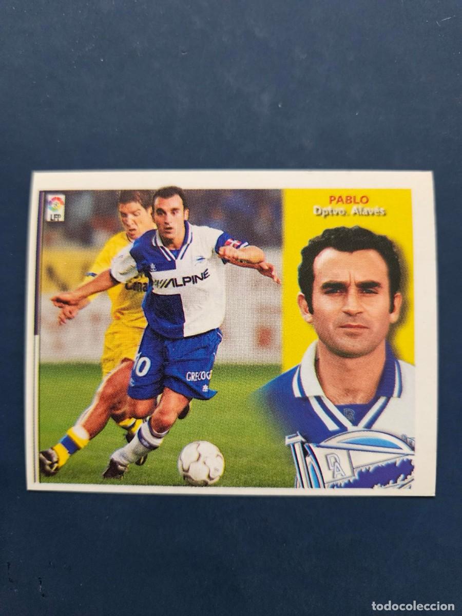 Cromos de f&uacute;tbol: PABLO ALAVES LIGA ESTE 02 03 2002 2003 SIN PEGAR NUNCA PEGADO