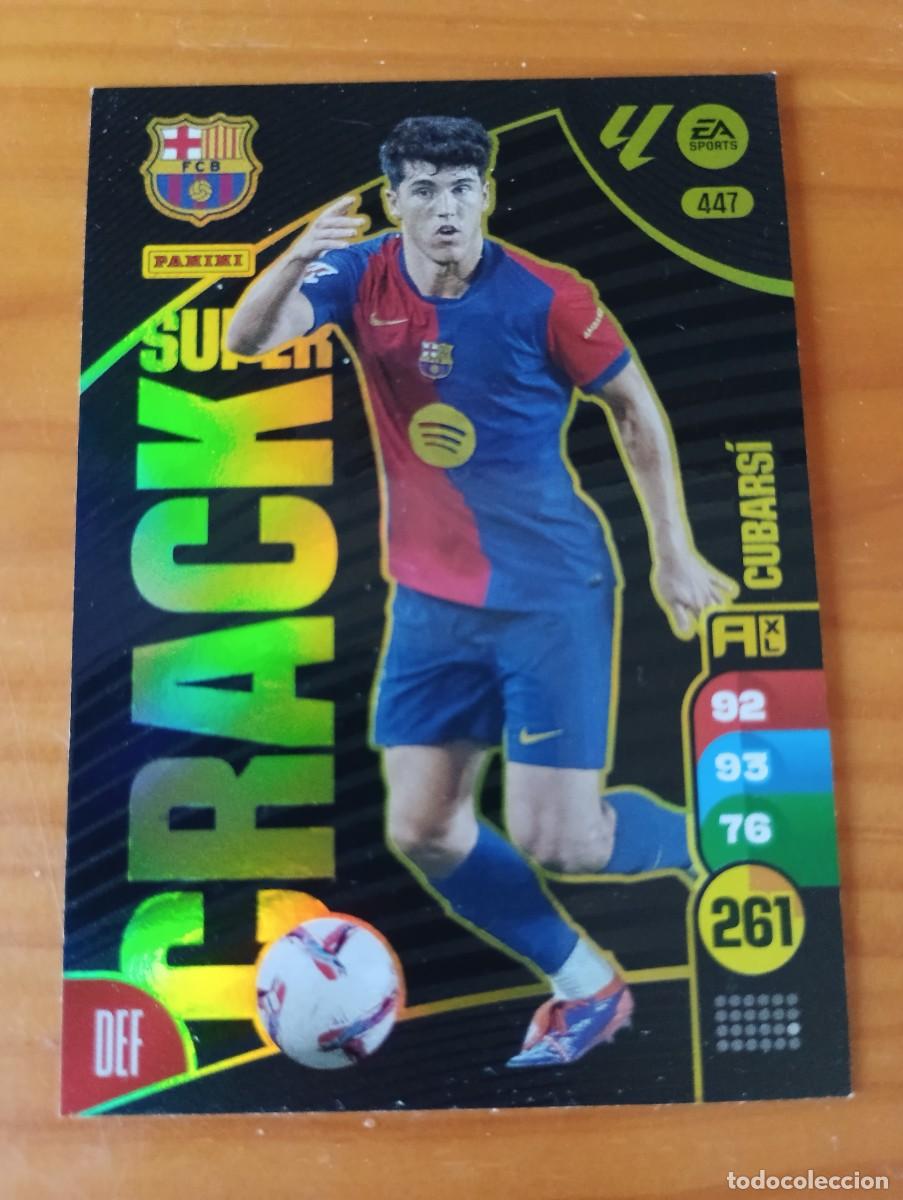 Cromos de f&uacute;tbol: Adrenalyn XL S&Uacute;PER CRACK 447 CUBARS&Iacute; 2024-25