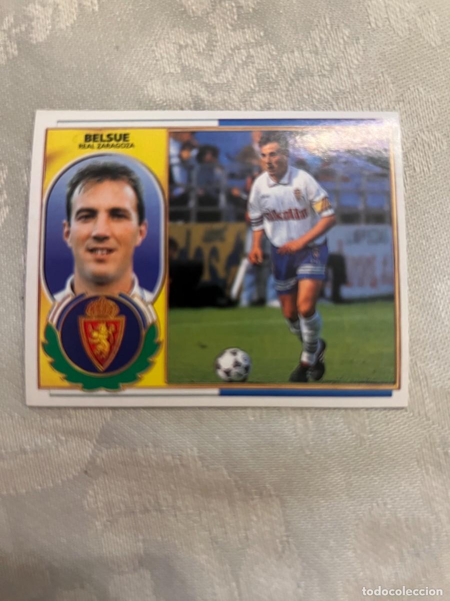 Cromos de f&uacute;tbol: BELSU&Eacute; ZARAGOZA SIN PEGAR EDICIONES ESTE 1996-97