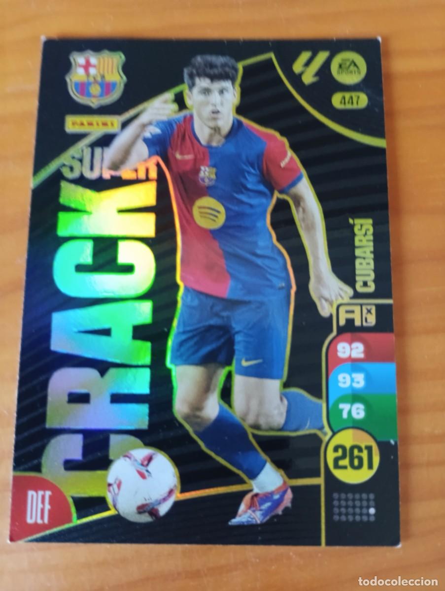 Cromos de f&uacute;tbol: Adrenalyn XL S&Uacute;PER CRACK 447 CUBARS&Iacute; 2024-25