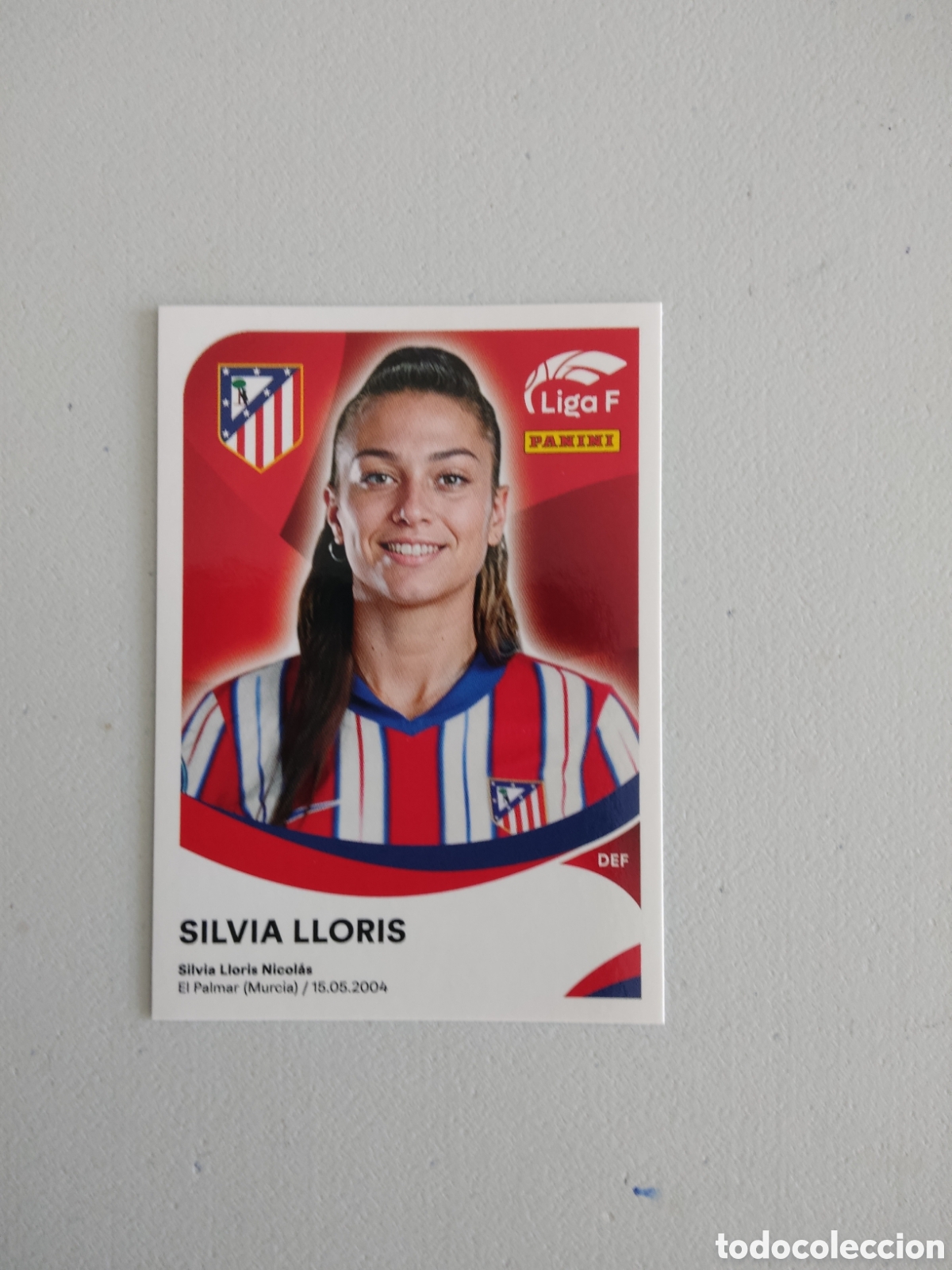 Cromos de f&uacute;tbol: 29 SILVIA LLORIS ATLETICO MADRID LIGA F 2024 2025