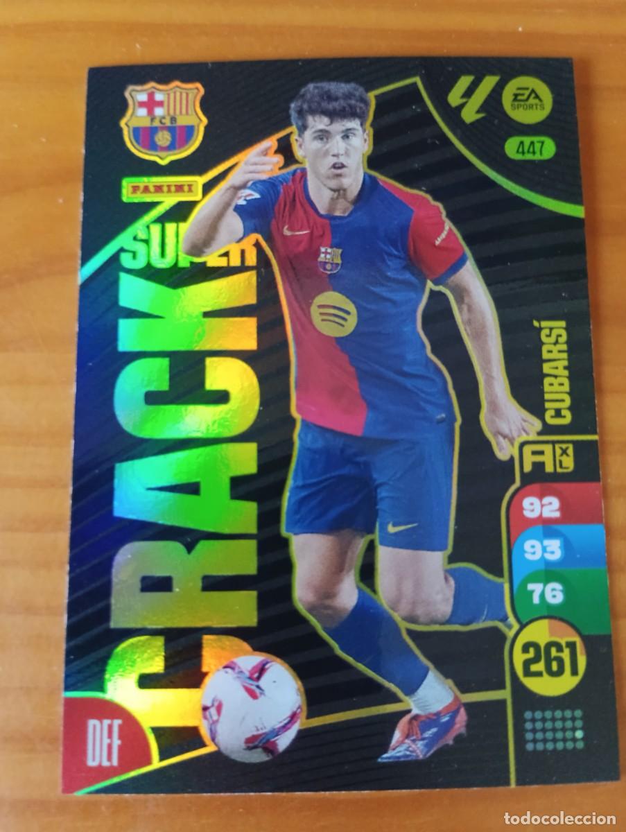 Cromos de f&uacute;tbol: Adrenalyn XL S&Uacute;PER CRACK 447 CUBARS&Iacute; 2024-25