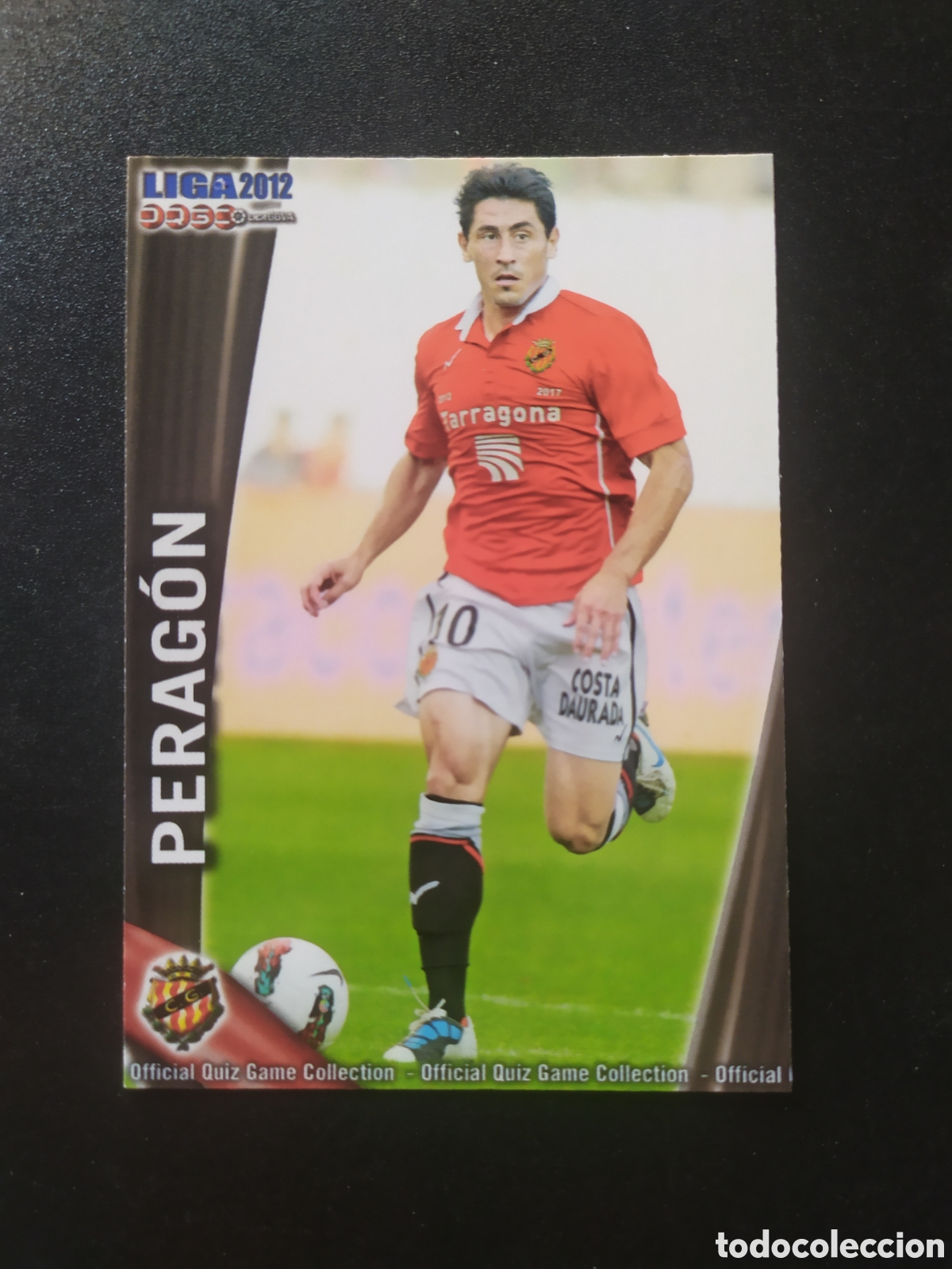 Cromos de f&uacute;tbol: Mundicromo fichas Liga 2011 2012 11 12 Peragon n&deg; 1085 Gimnastic