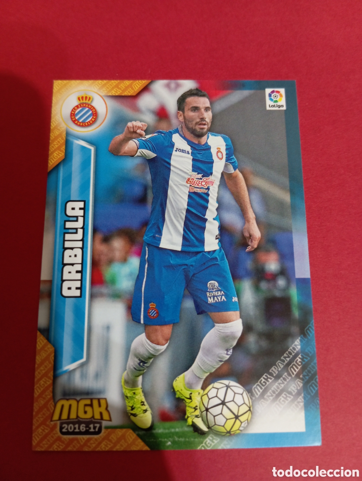 Cromos de f&uacute;tbol: Arbilla Espanyol n&deg;222 / PANINI MEGACRACKS 2016/2017