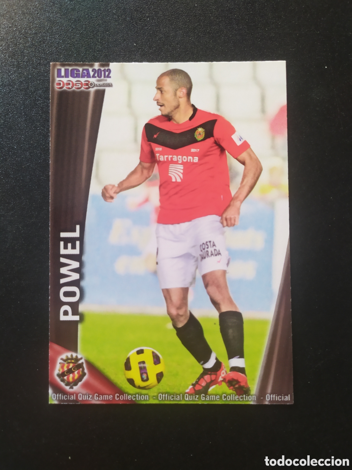 Cromos de f&uacute;tbol: Mundicromo fichas Liga 2011 2012 11 12 Powell n&deg; 1086 Gimnastic