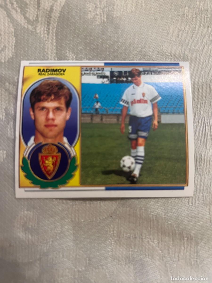 Cromos de f&uacute;tbol: RADIMOV ZARAGOZA SIN PEGAR EDICIONES ESTE 1996-97