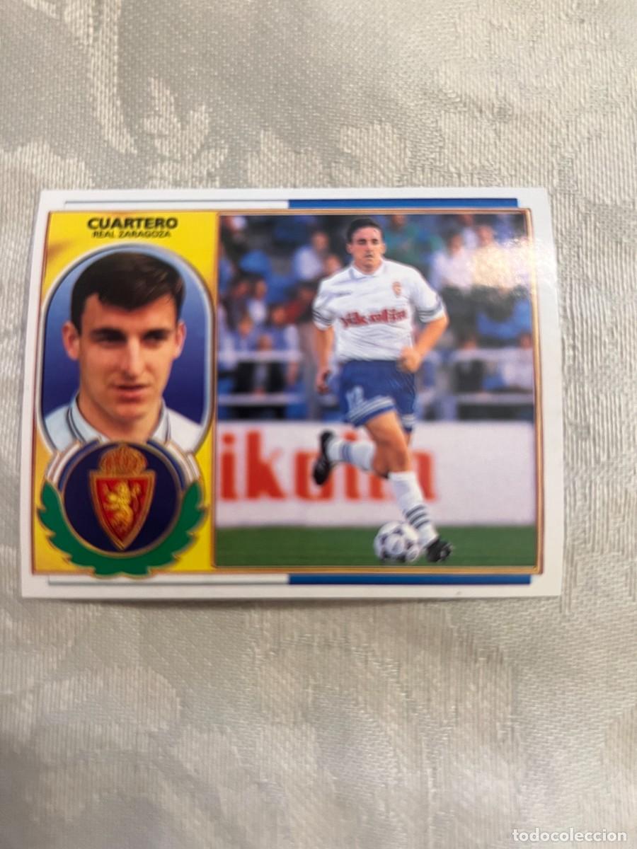 Cromos de f&uacute;tbol: CUARTERO ZARAGOZA SIN PEGAR EDICIONES ESTE 1996-97