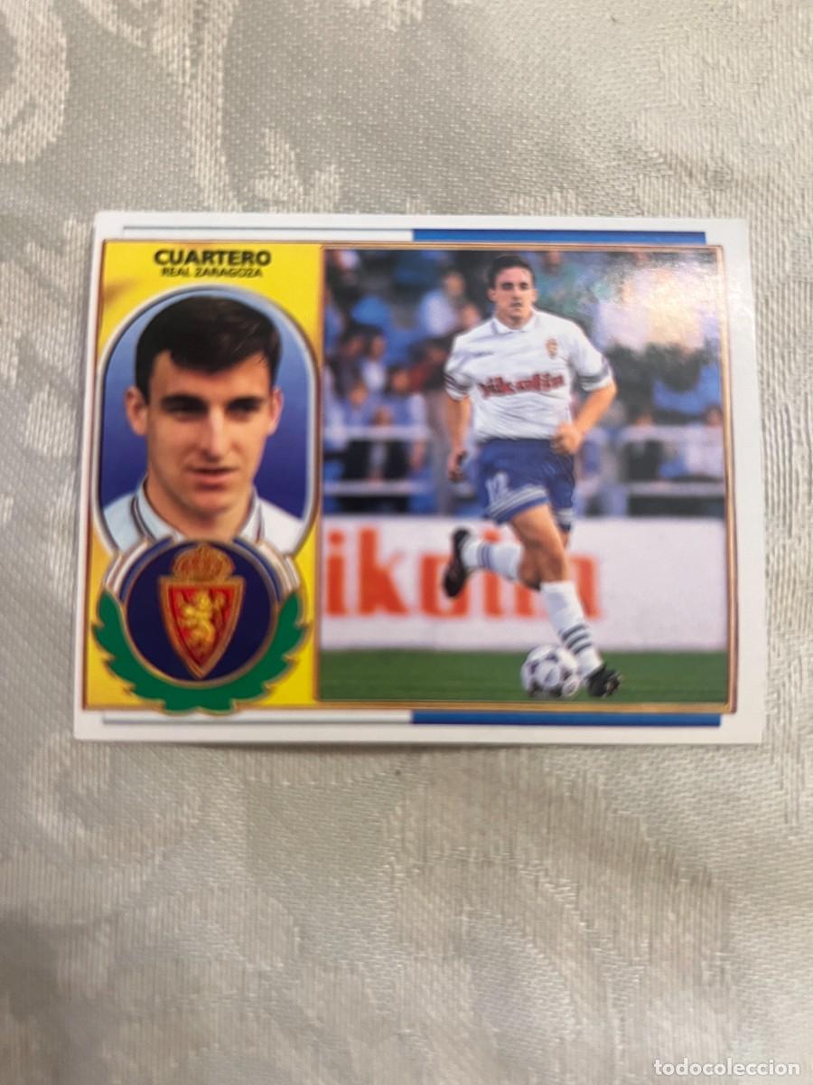 Cromos de f&uacute;tbol: CUARTERO ZARAGOZA SIN PEGAR EDICIONES ESTE 1996-97