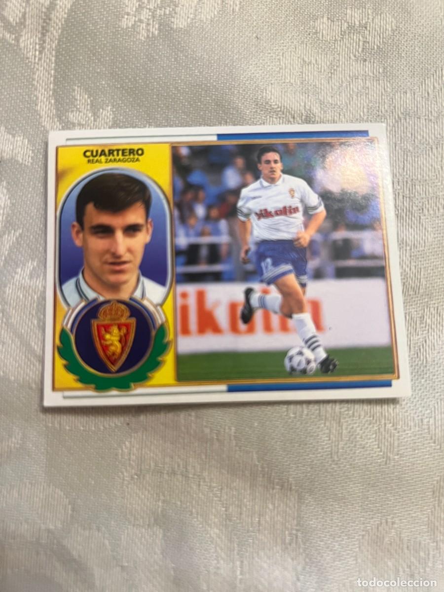 Cromos de f&uacute;tbol: CUARTERO ZARAGOZA SIN PEGAR EDICIONES ESTE 1996-97