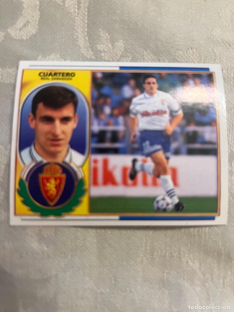 Cromos de f&uacute;tbol: CUARTERO ZARAGOZA SIN PEGAR EDICIONES ESTE 1996-97