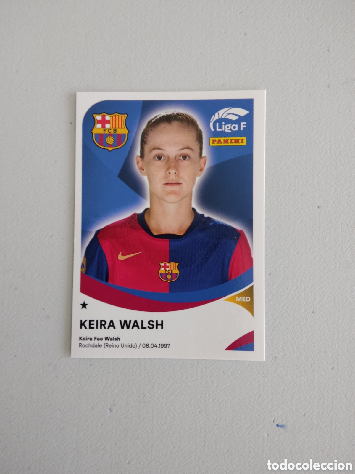 Cromos de f&uacute;tbol: 52 KEIRA WALSH BARCELONA LIGA F 2024 2025