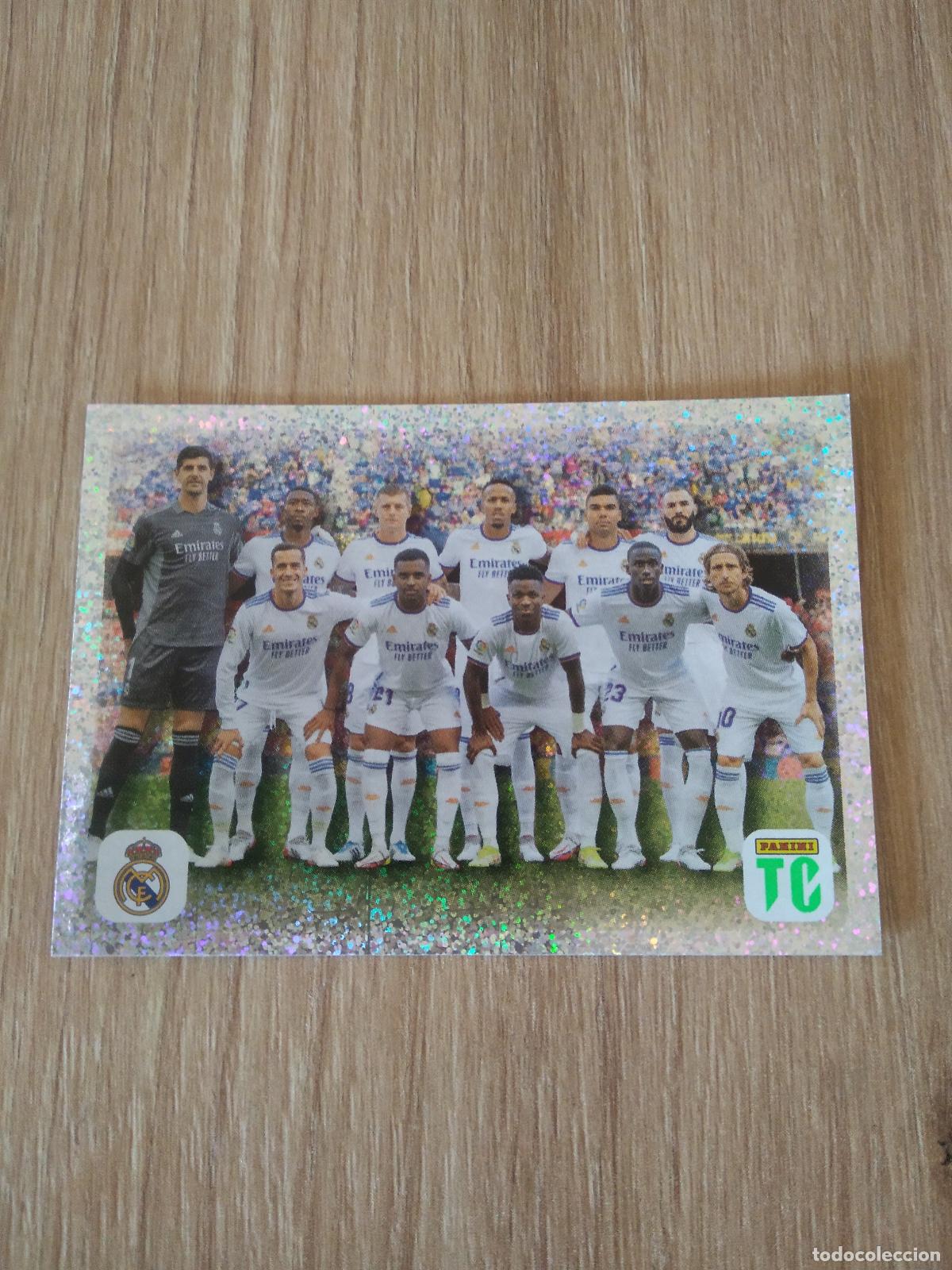 Cromos de f&uacute;tbol: 161 EQUIPO PLANTILLA REAL MADRID CROMO FUTBOL PANINI TOP CLASS 2022 STICKER