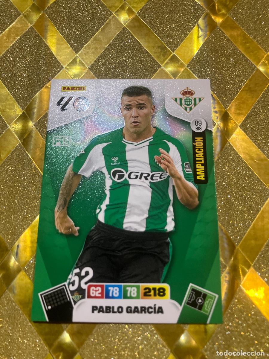 Cromos de f&uacute;tbol: CROMO DE FUTBOL 89 BIS PABLO GARCIA BETIS POCKET BOX PLATINUM ADRENALYN XL 2025 2026 PANINI !