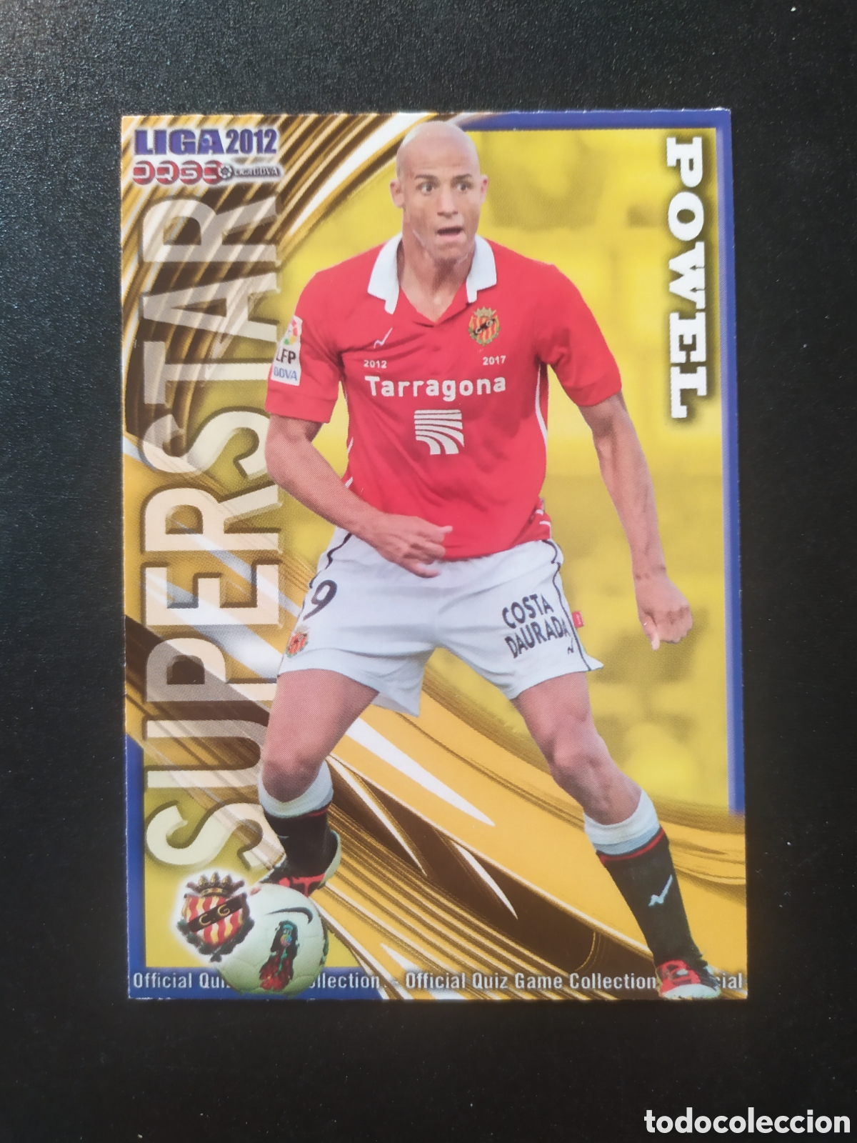 Cromos de f&uacute;tbol: Mundicromo fichas Liga 2011 2012 11 12 Powell superstar mate n&deg; 1089 Gimnastic
