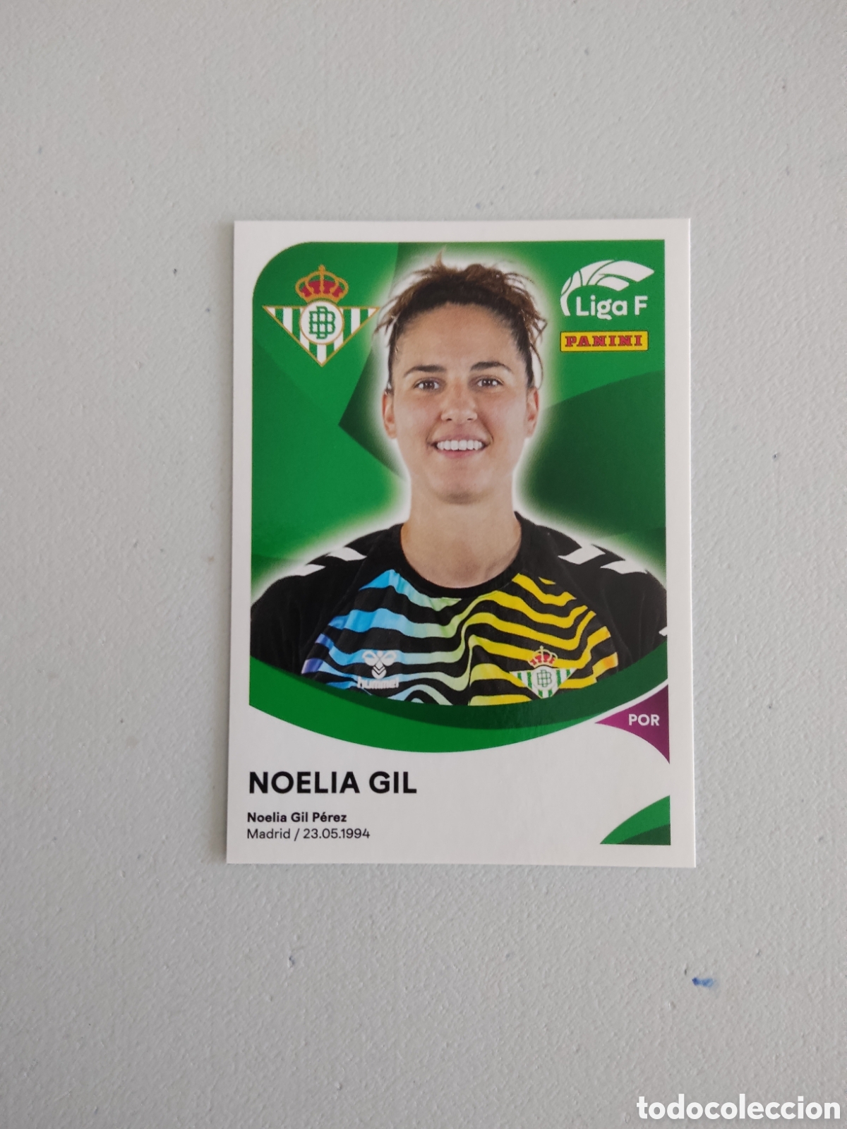 Cromos de f&uacute;tbol: 65 NOELIA GIL REAL BETIS LIGA F 2024 2025