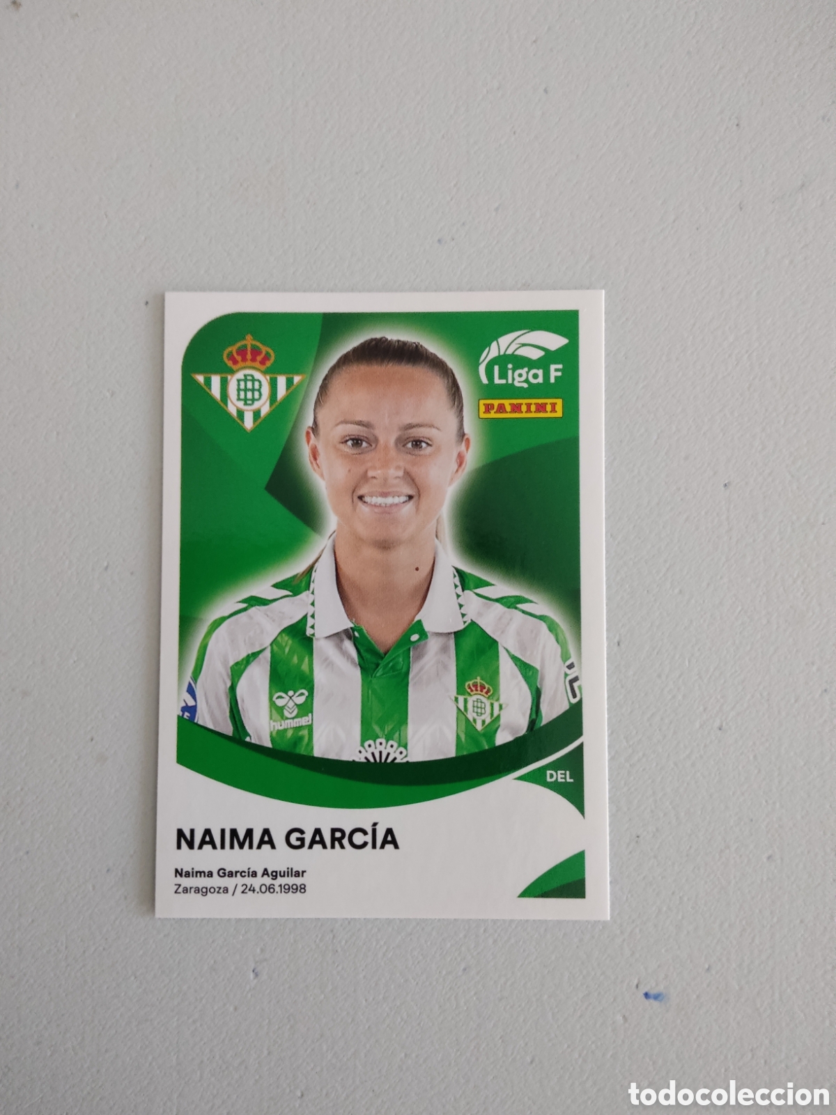 Cromos de f&uacute;tbol: 80 NAIMA GARCIA REAL BETIS LIGA F 2024 2025