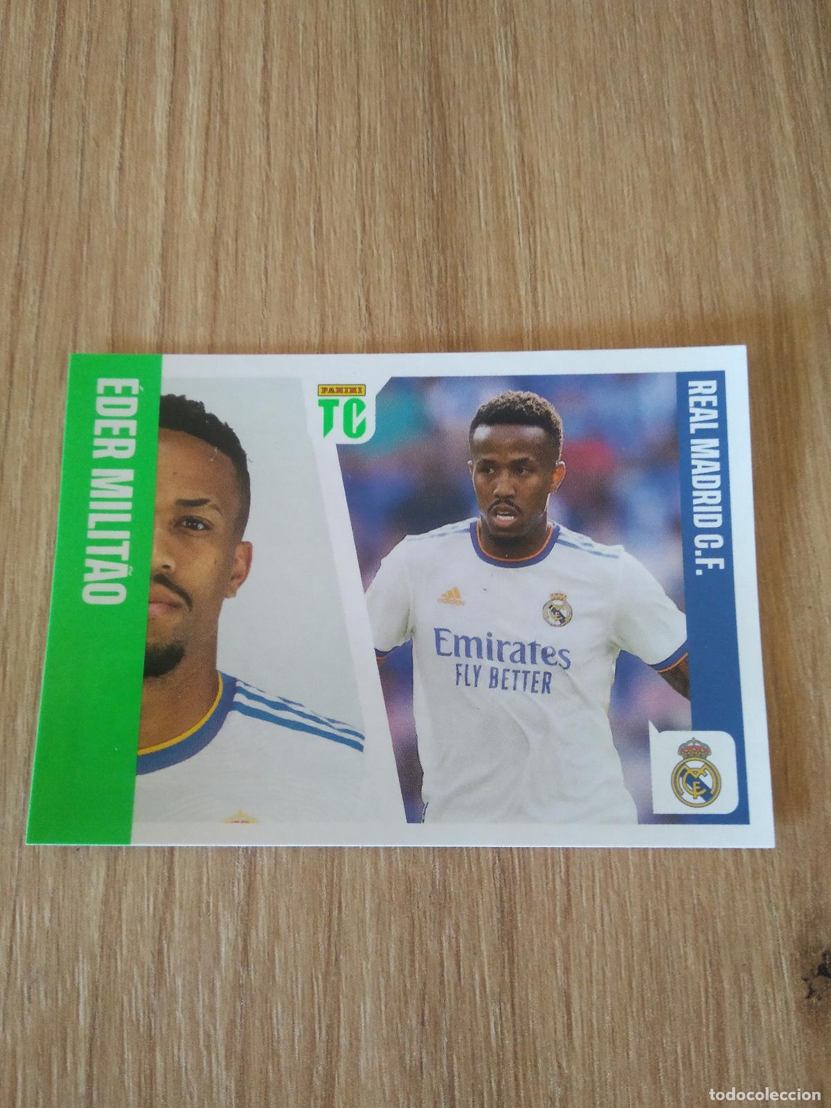 Cromos de f&uacute;tbol: 172 EDER MILITAO REAL MADRID CROMO FUTBOL PANINI TOP CLASS 2022 STICKER