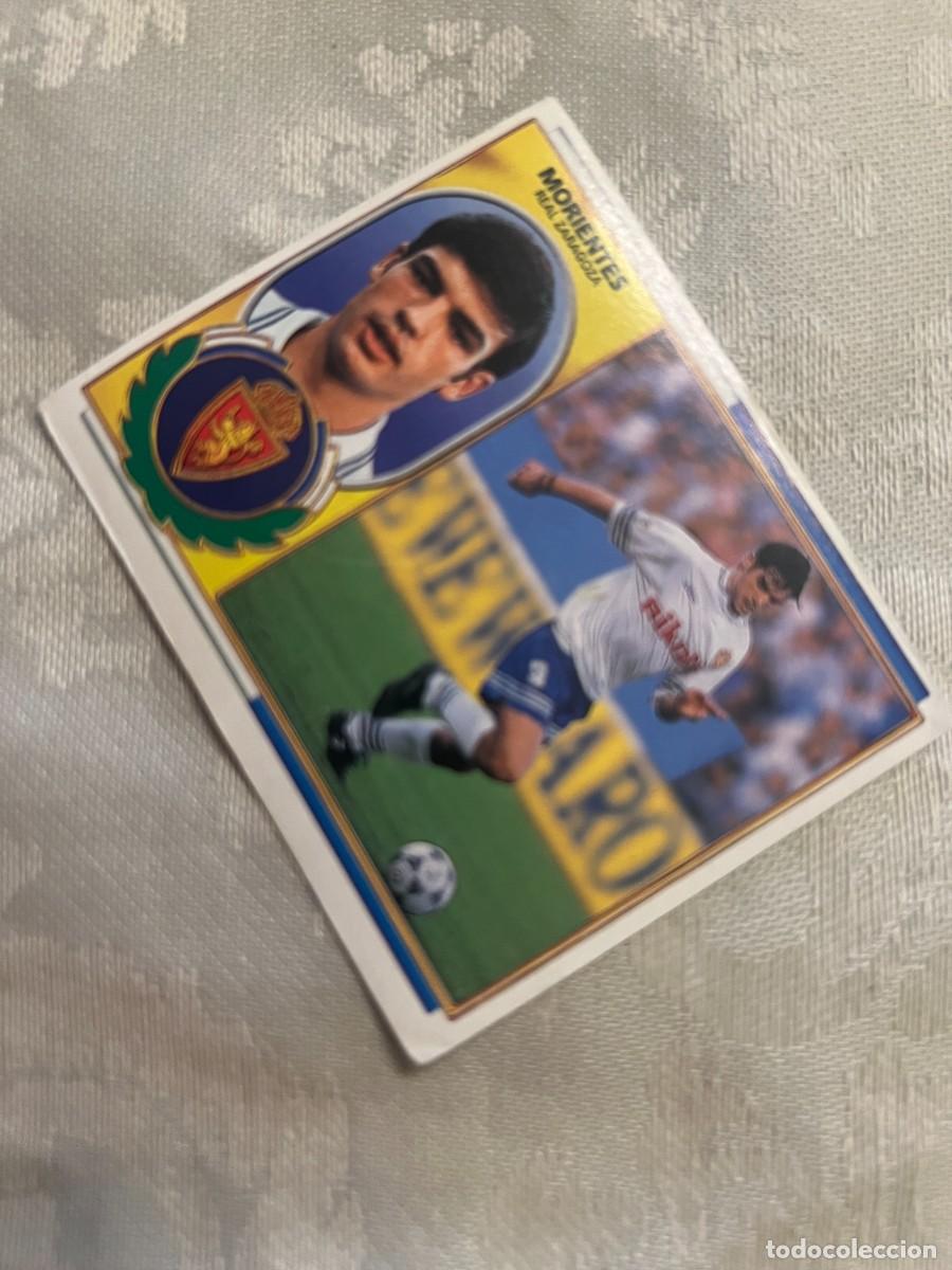 Cromos de f&uacute;tbol: MORIENTES ZARAGOZA SIN PEGAR EDICIONES ESTE 1996-97