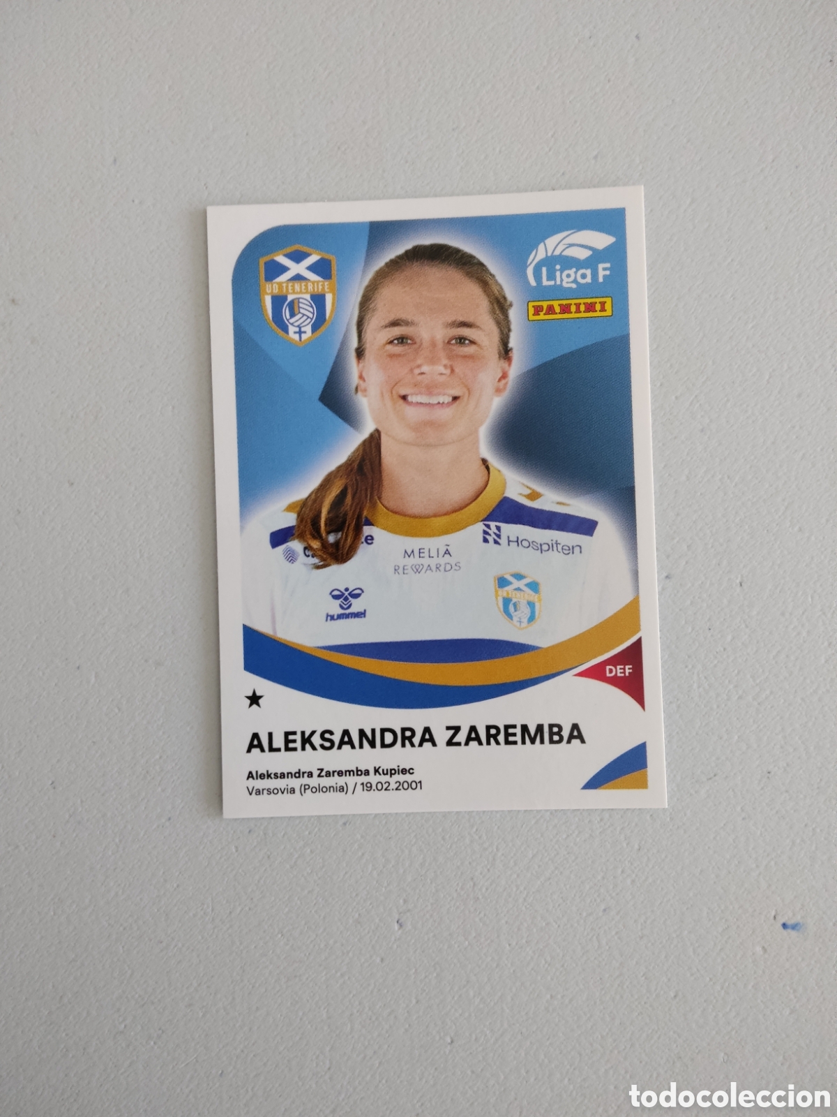 Cromos de f&uacute;tbol: 86 A ALEKSANDRA ZAREMBA COSTA ADEJE TENERIFE LIGA F 2024 2025