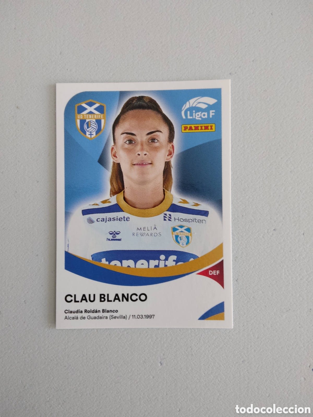 Cromos de f&uacute;tbol: 87 A CLAU BLANCO COSTA ADEJE TENERIFE LIGA F 2024 2025