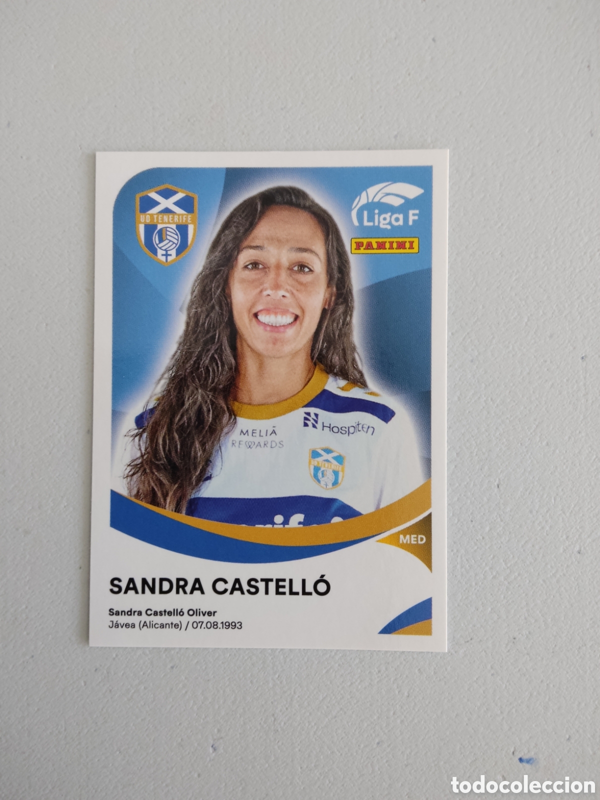 Cromos de f&uacute;tbol: 92 SANDRA CASTELLO COSTA ADEJE TENERIFE LIGA F 2024 2025