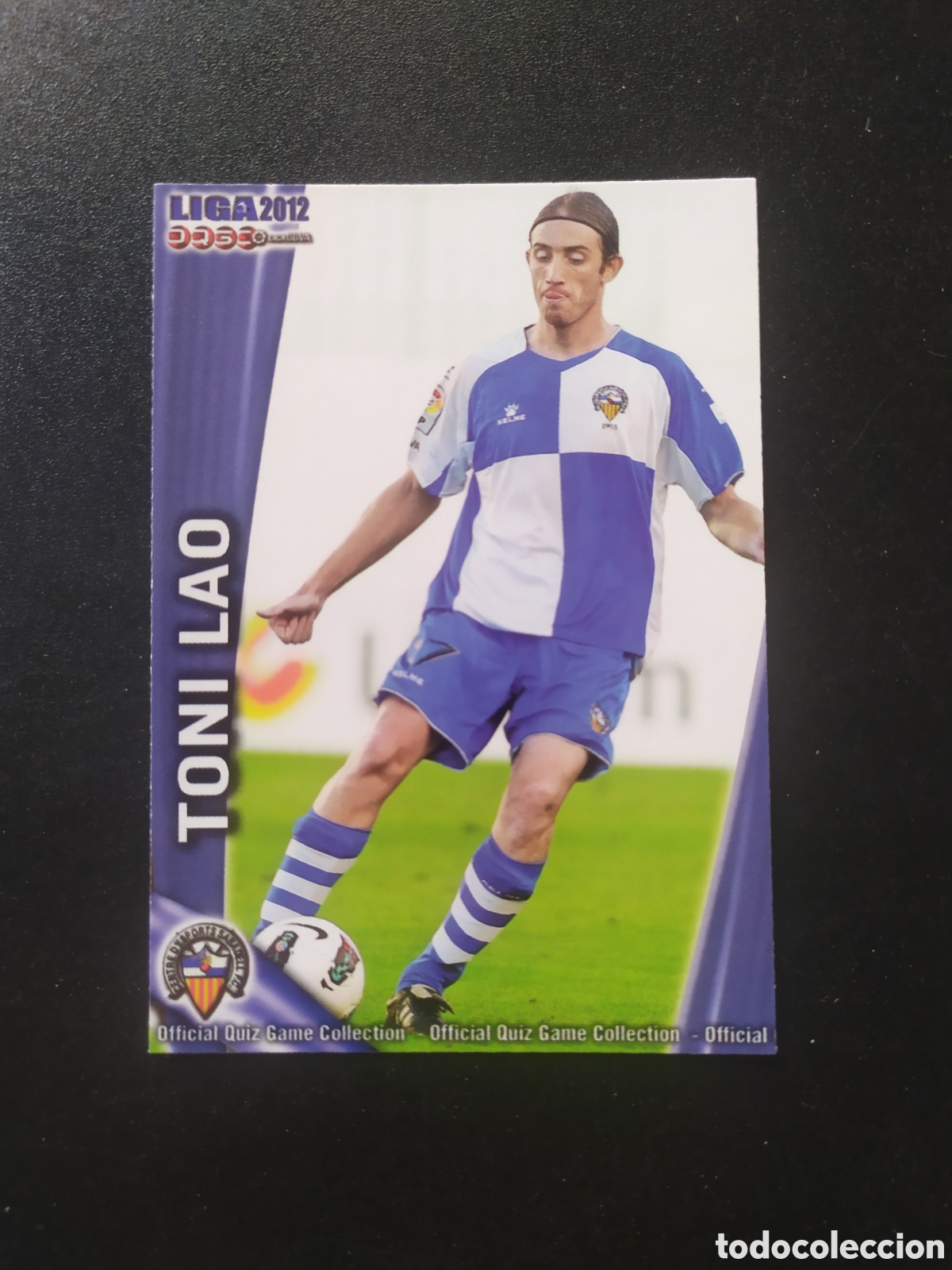 Cromos de f&uacute;tbol: Mundicromo fichas Liga 2011 2012 11 12 Toni Lao n&deg; 1094 Sabadell