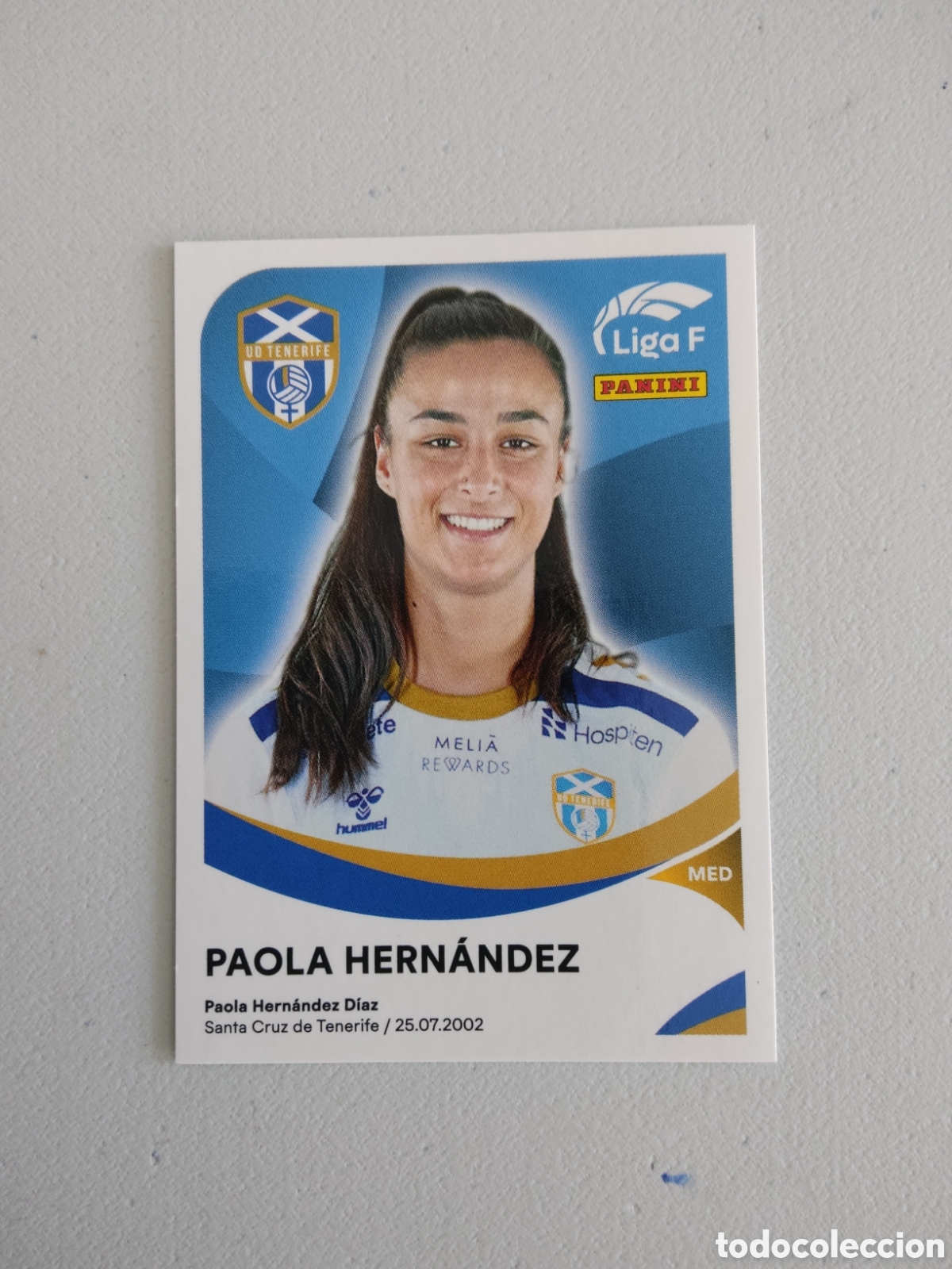 Cromos de f&uacute;tbol: 94 PAOLA HERNANDEZ COSTA ADEJE TENERIFE LIGA F 2024 2025