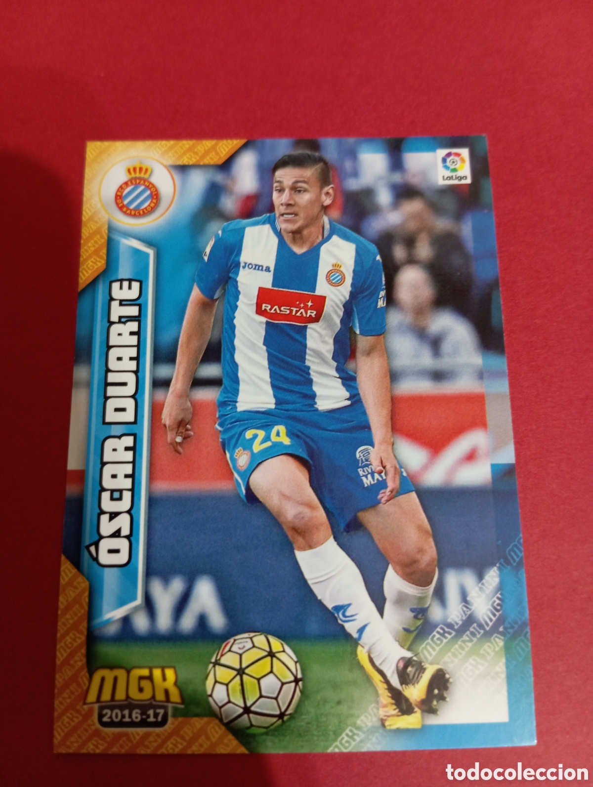 Cromos de f&uacute;tbol: &Oacute;scar Duarte Espanyol n&deg;223 / PANINI MEGACRACKS 2016/2017