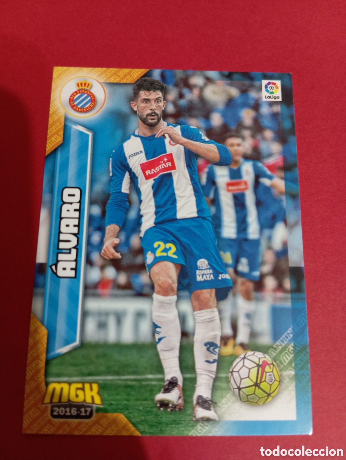 Cromos de f&uacute;tbol: &Aacute;lvaro Espanyol n&deg;224 / PANINI MEGACRACKS 2016/2017