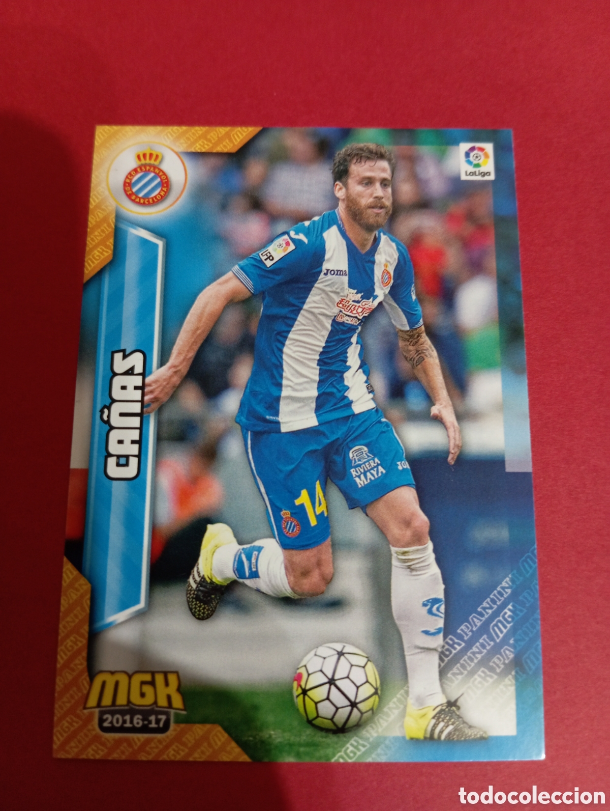 Cromos de f&uacute;tbol: Ca&ntilde;as Espanyol n&deg;227 / PANINI MEGACRACKS 2016/2017