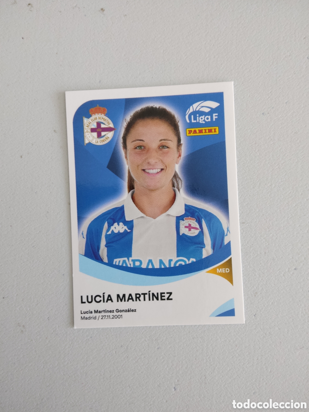 Cromos de f&uacute;tbol: 112 A LUCIA MARTINEZ DEPORTIVO CORU&Ntilde;A LIGA F 2024 2025