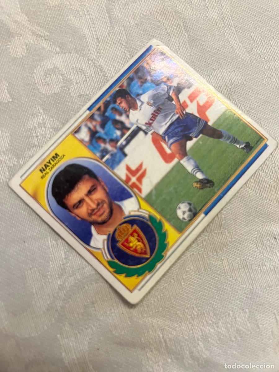 Cromos de f&uacute;tbol: NAYIM ZARAGOZA SIN PEGAR EDICIONES ESTE 1996-97