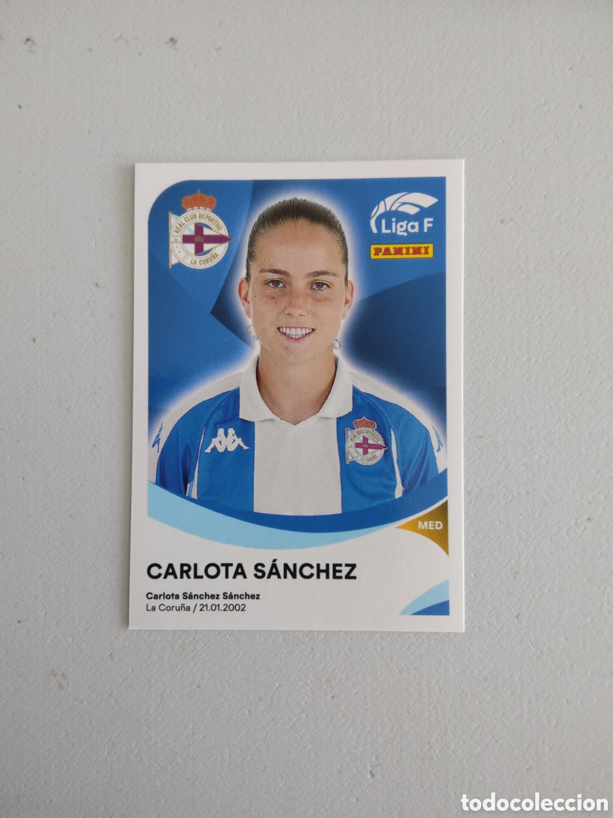 Cromos de f&uacute;tbol: 112 B CARLOTA SANCHEZ DEPORTIVO CORU&Ntilde;A LIGA F 2024 2025