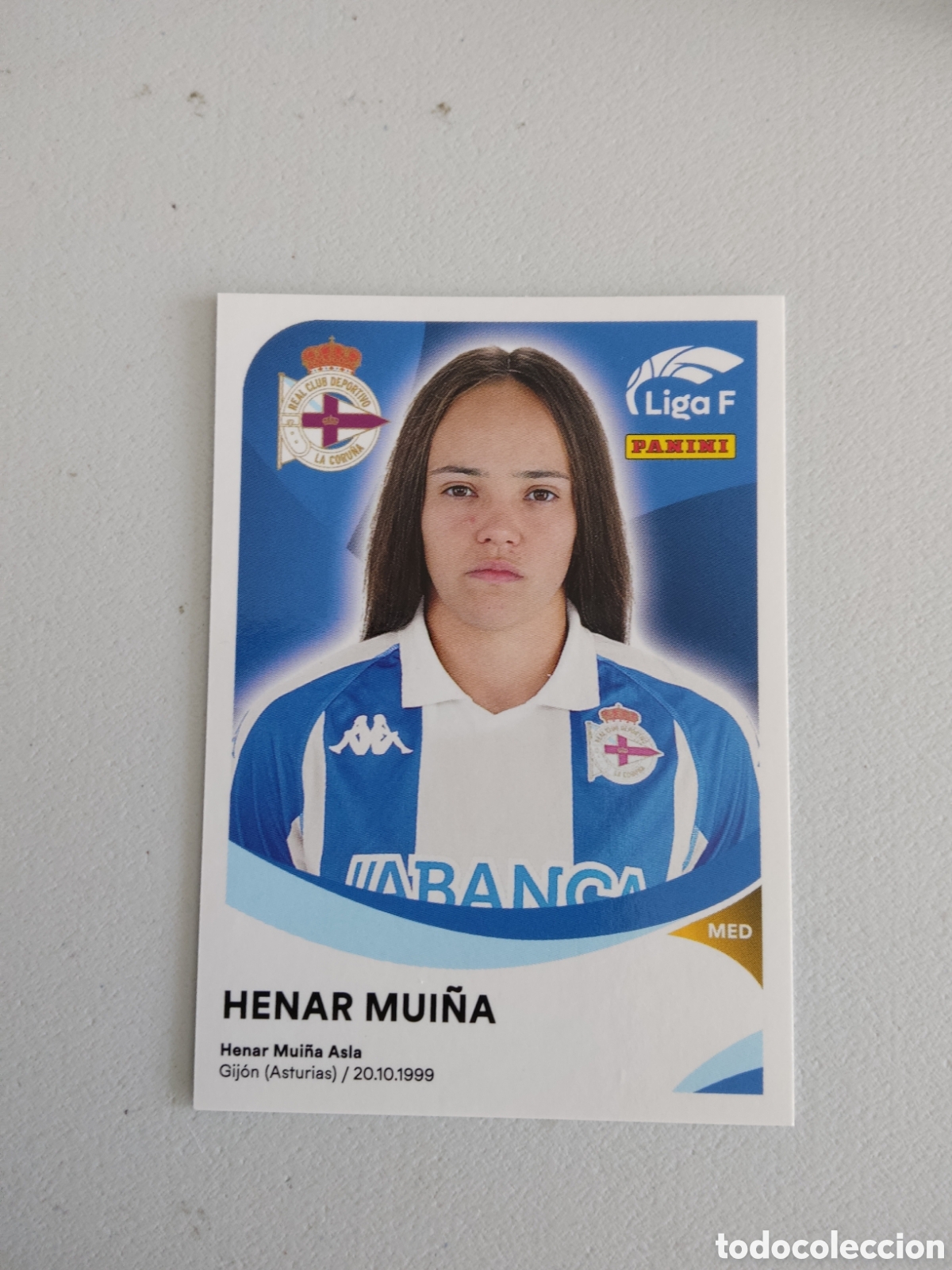 Cromos de f&uacute;tbol: 114 B HENAR MUI&Ntilde;A DEPORTIVO CORU&Ntilde;A LIGA F 2024 2025