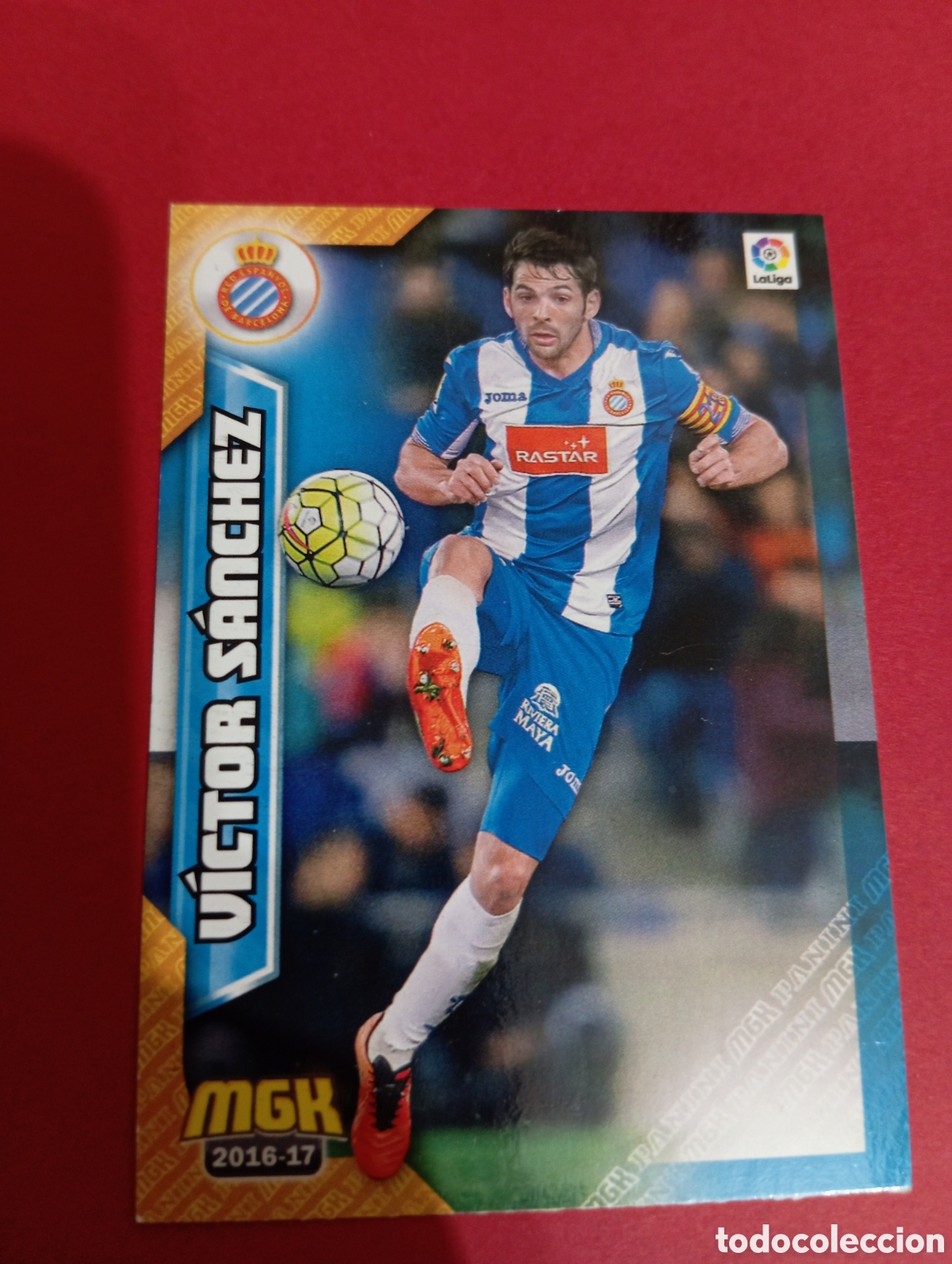 Cromos de f&uacute;tbol: V&iacute;ctor S&aacute;nchez Espanyol n&deg;229 / PANINI MEGACRACKS 2016/2017