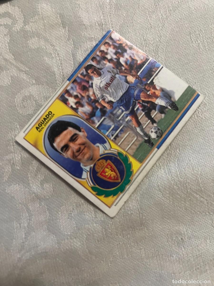 Cromos de f&uacute;tbol: AGUADO ZARAGOZA SIN PEGAR EDICIONES ESTE 1996-97